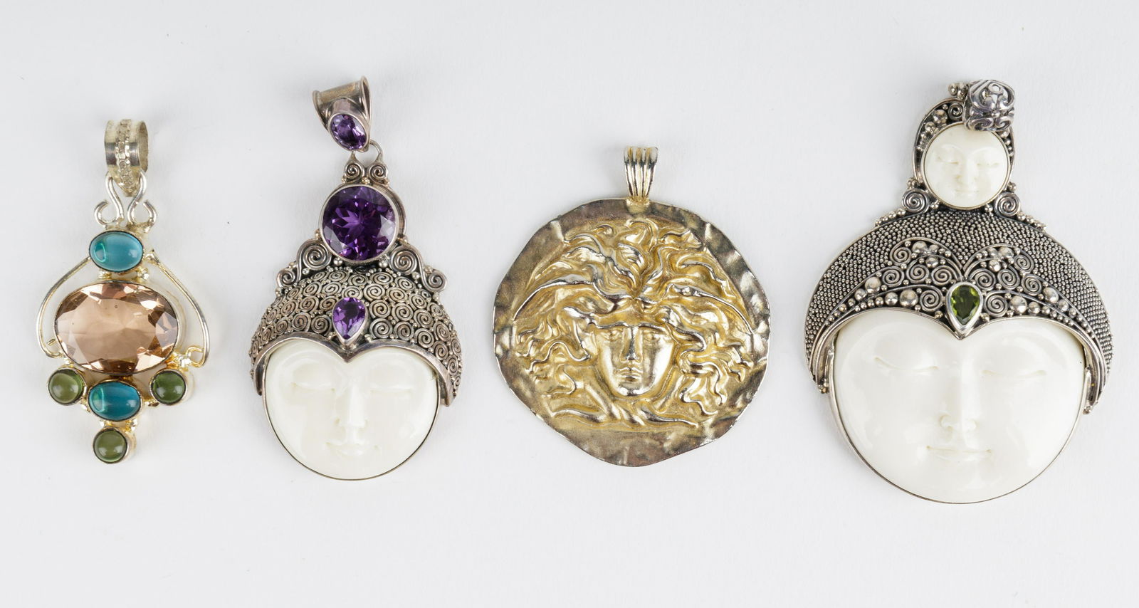 Four Pendants, two Sajen Style 925 & two others (1 of 3)