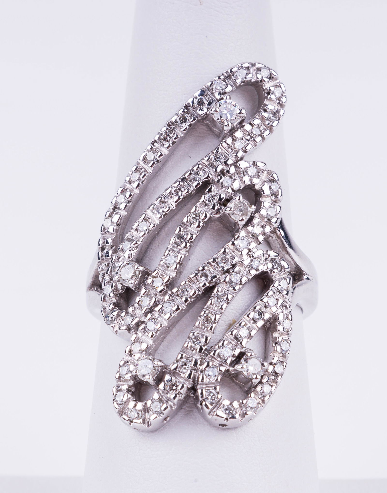 14K White Gold Diamond Ring (1 of 6)