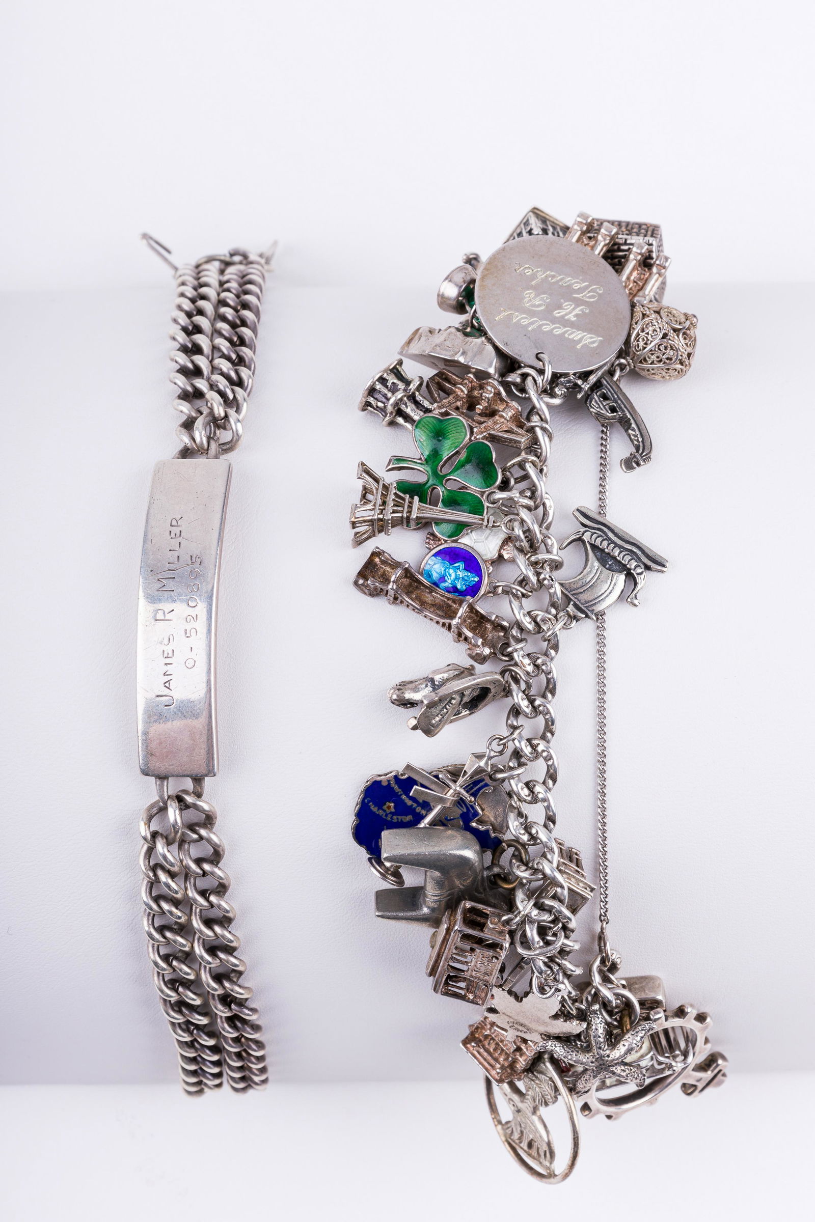 Elco sterling silver id bracelet hotsell