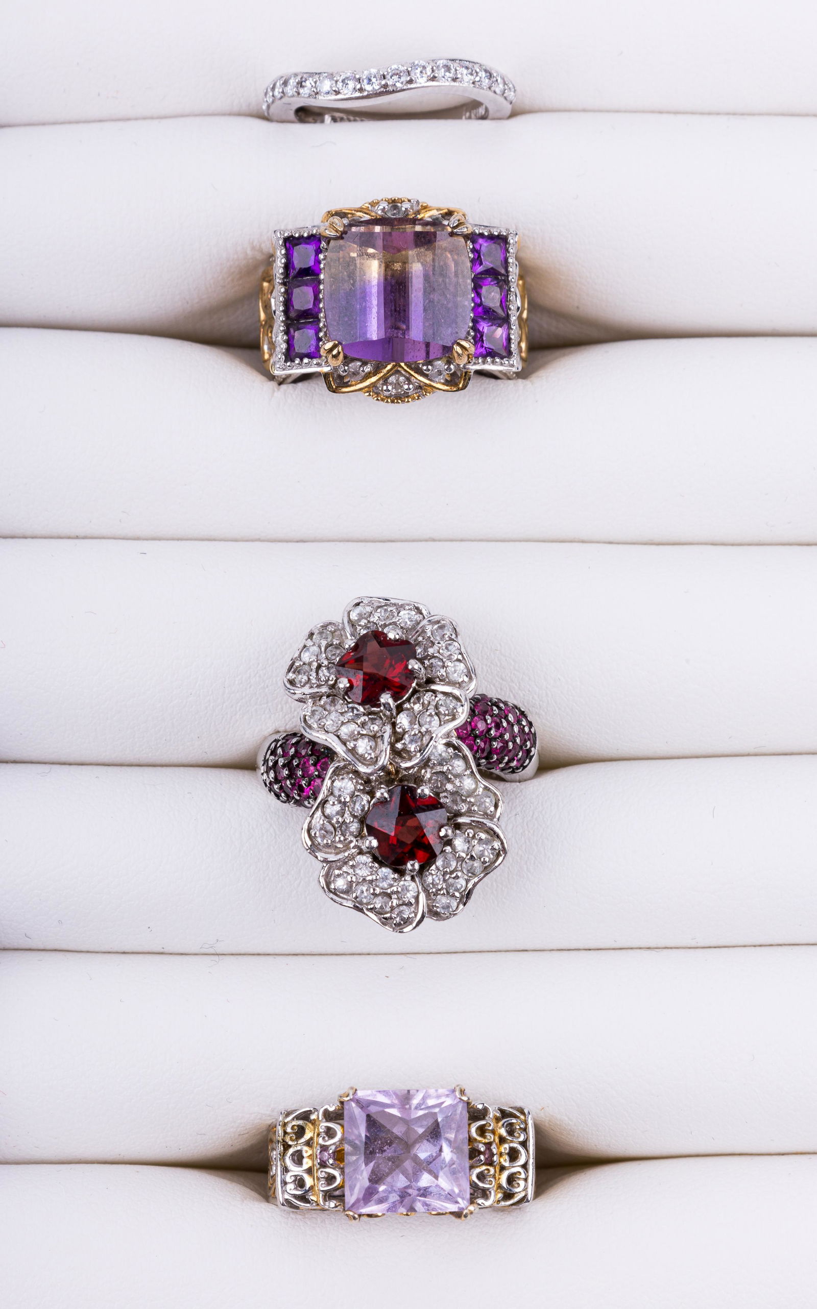 Sterling Silver & Semi Precious Cocktail RIngs (1 of 16)