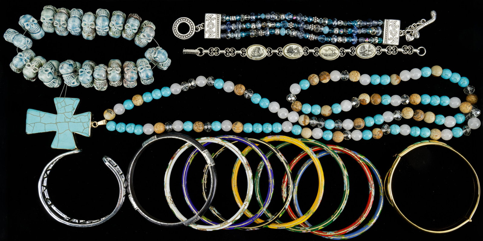 Brighton Vintage Cloisonne Bracelets (1 of 4)