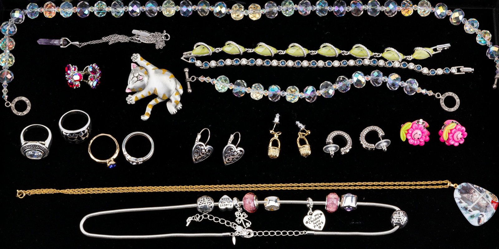 Vintage Costume Jewelry & Brighton Rings (1 of 4)