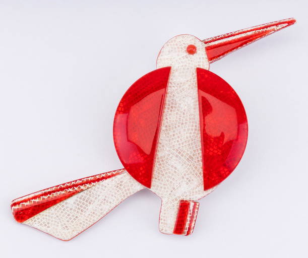 Rare Lea Stein Paris Bird Brooch