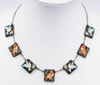 Antique Sterling Japanese Necklace