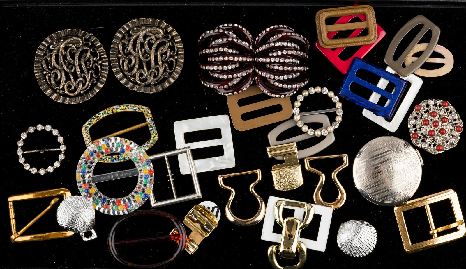 Vintage Buckle and Shoe Clip Collection (1 of 5)