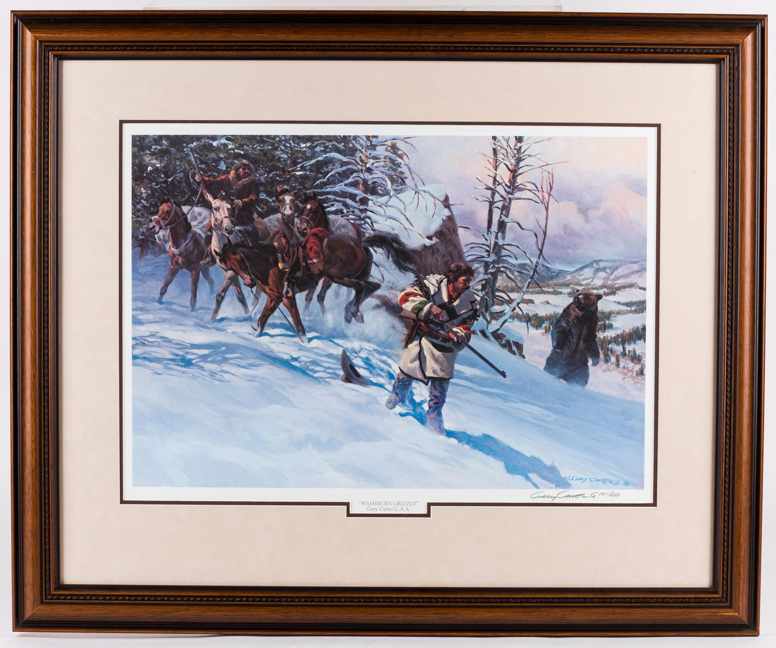 Gary Carter Signed & Numbered Lithograph (1 of 6)