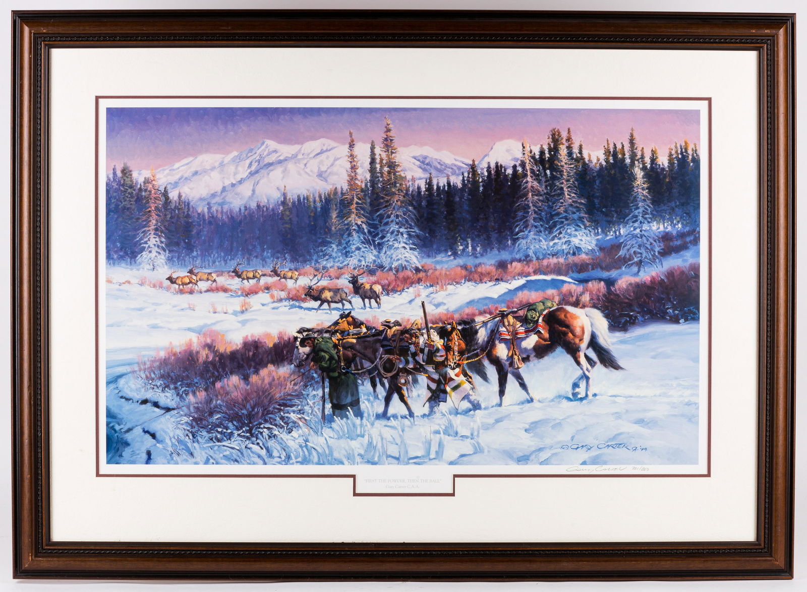 Gary Carter Signed & Numbered Lithograph (1 of 7)