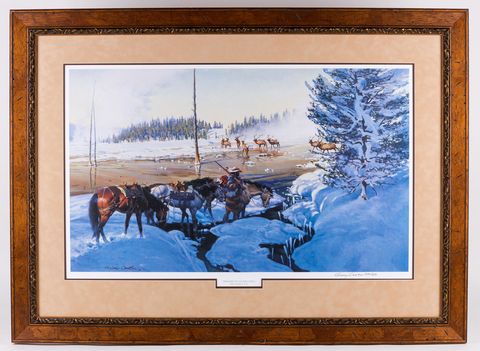 Gary Carter Signed & Numbered Lithograph (1 of 7)