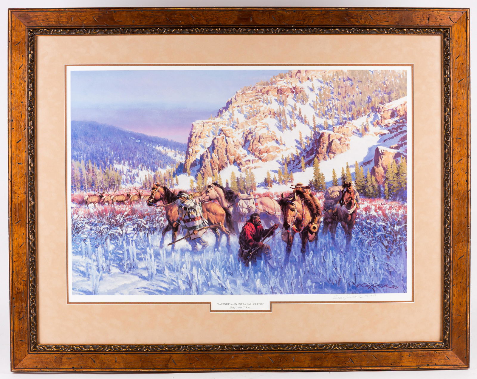 Gary Carter Signed & Numbered Lithograph (1 of 6)