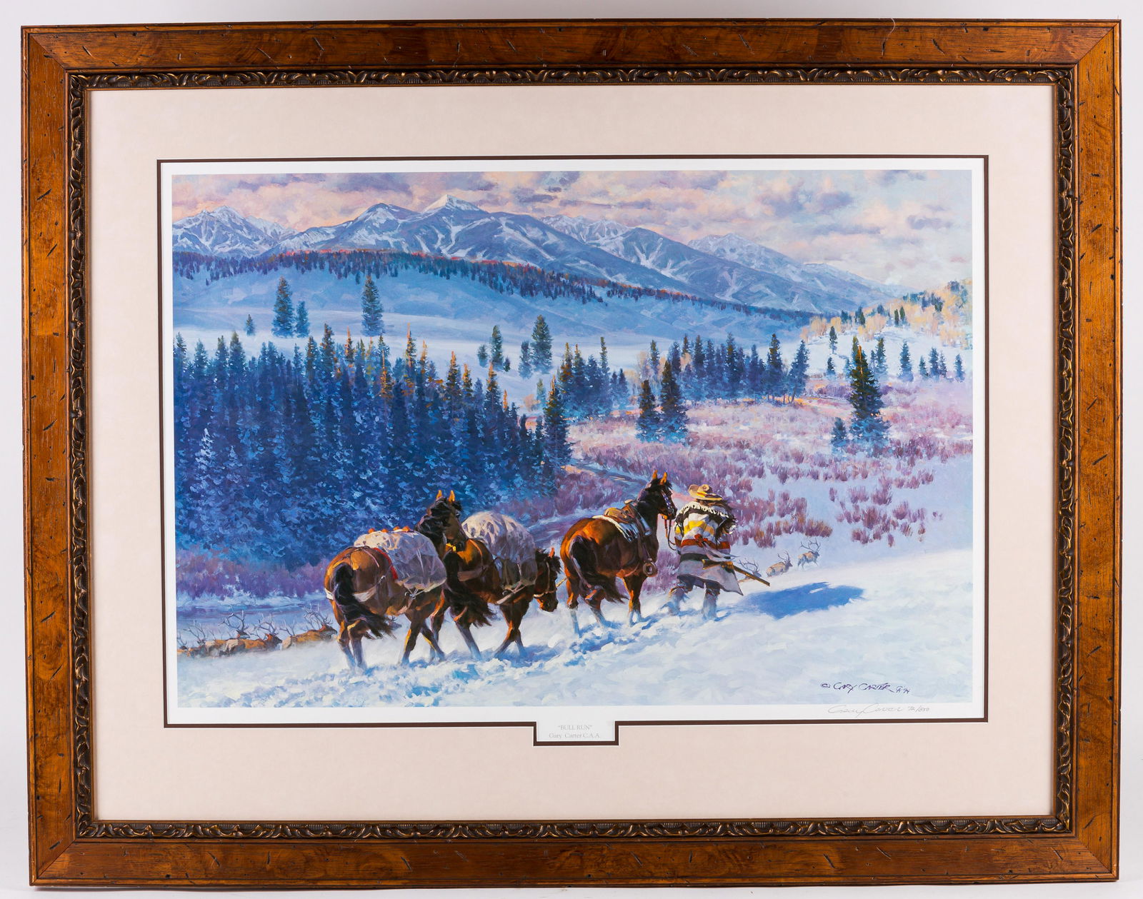 Gary Carter Signed & Numbered Lithograph (1 of 7)