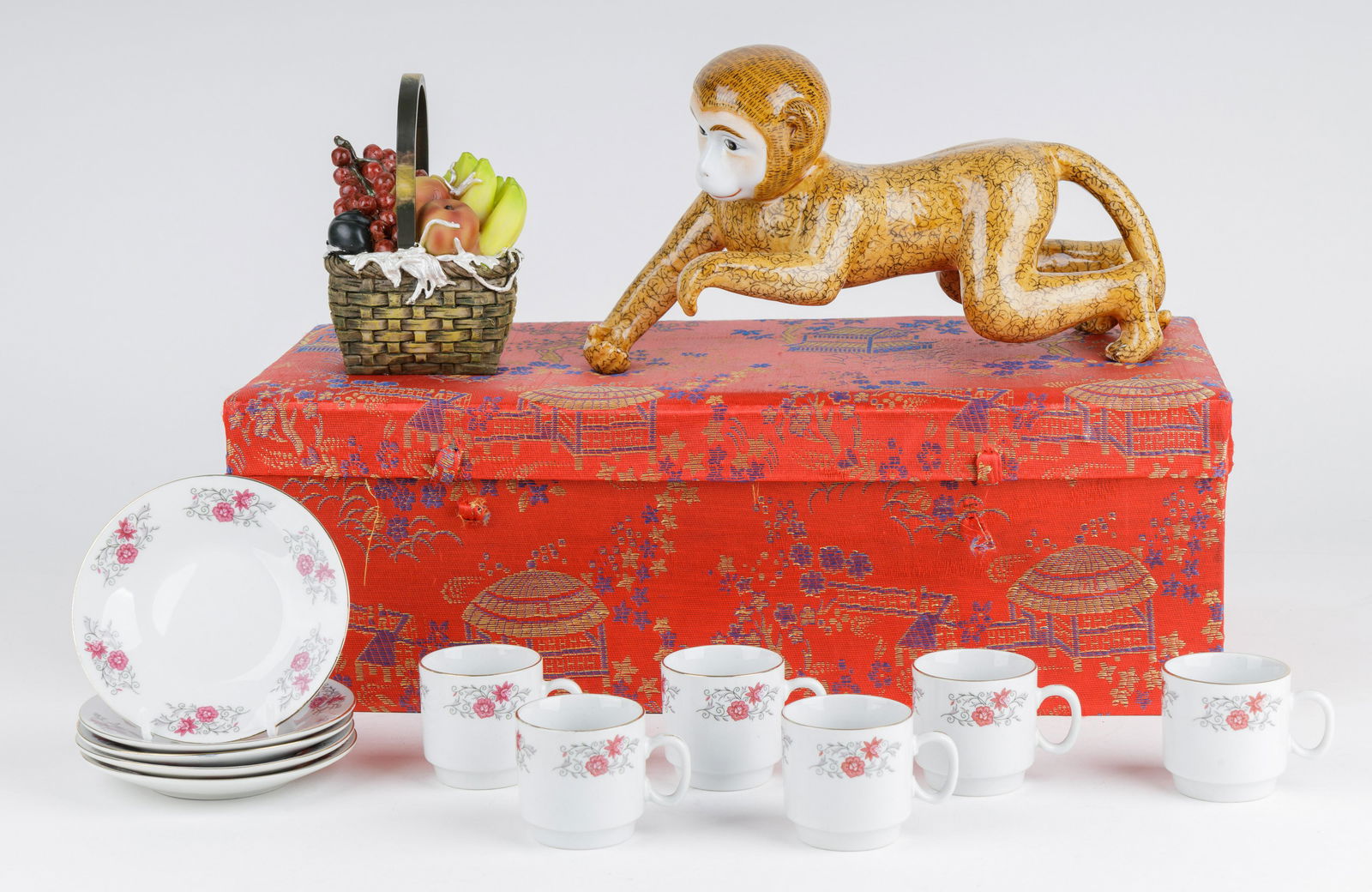 Chinese Porcelain Clever Monkey Decorative (1 of 6)