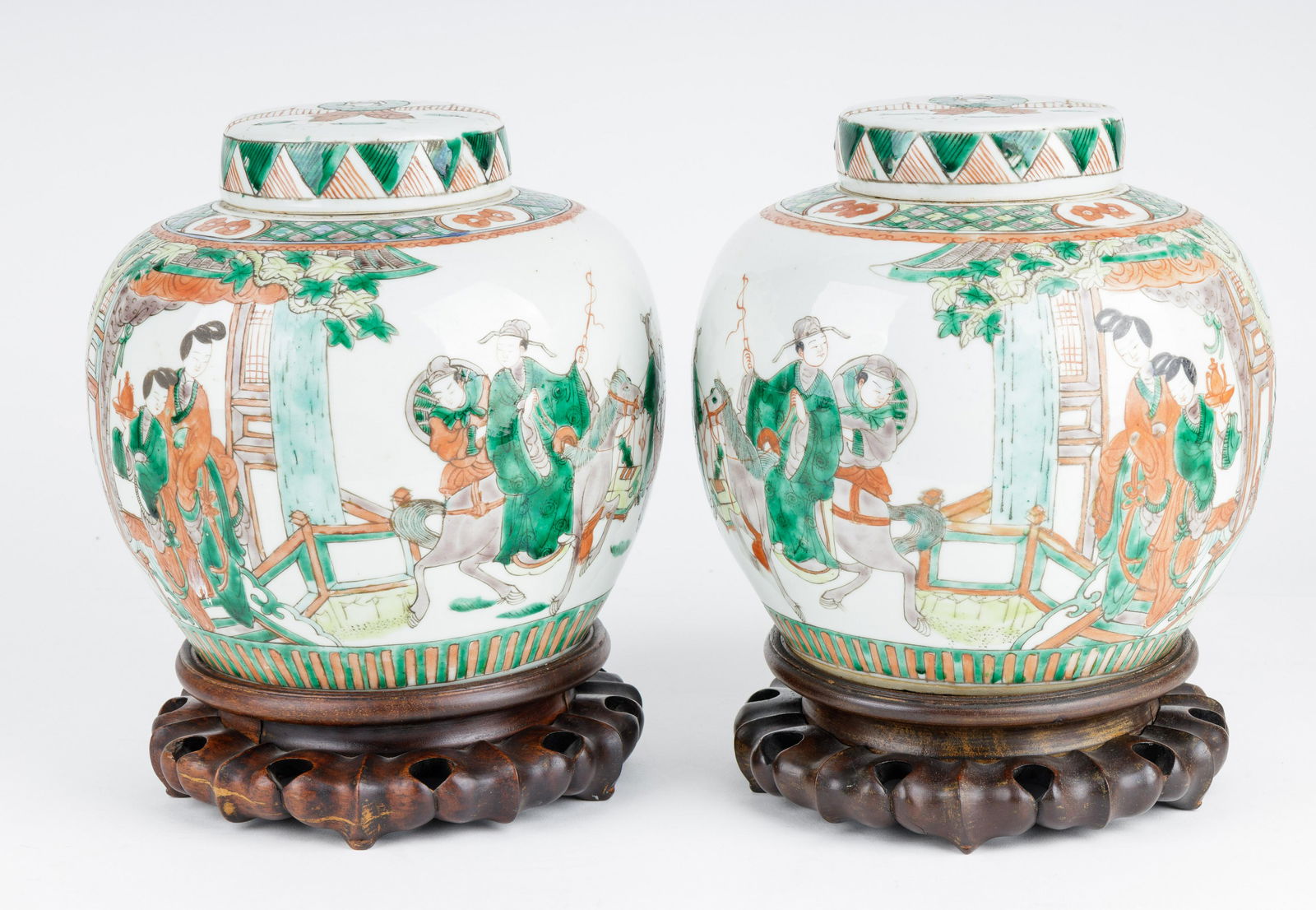 Chinese Ginger Jars (Pair) (1 of 4)