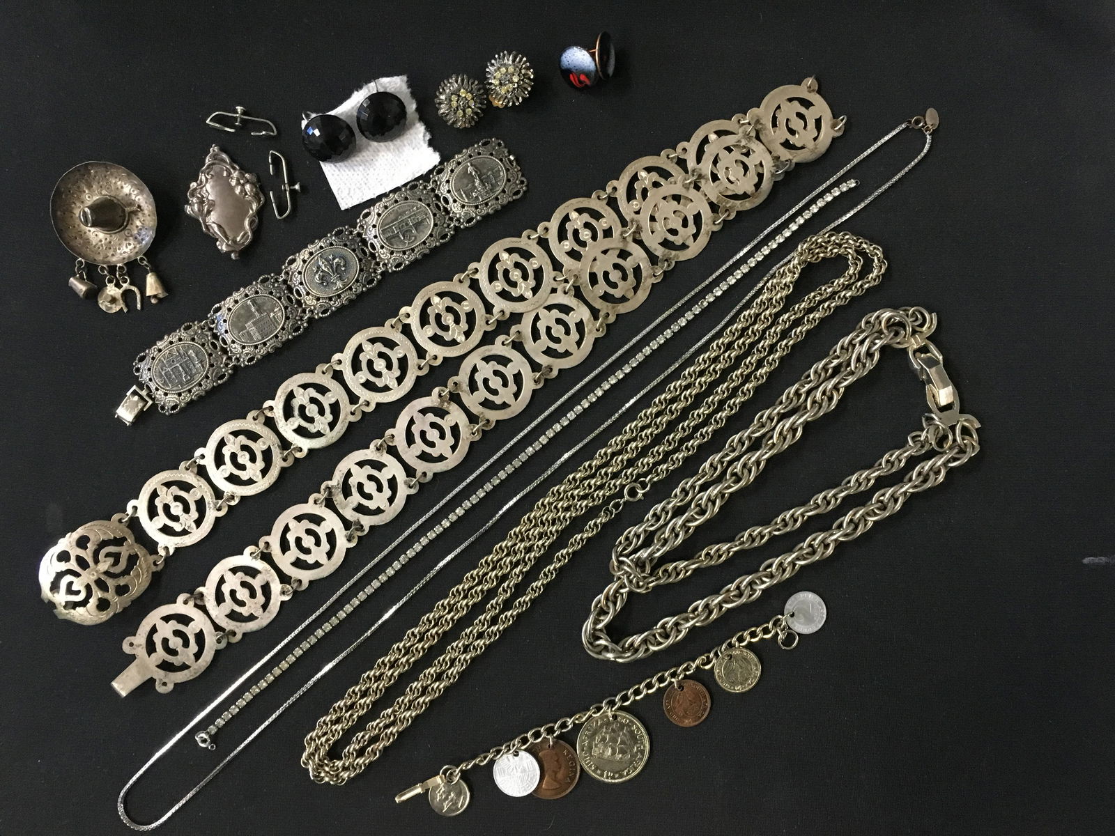 Silver Tone and Vintage Jewelry (1 of 7)