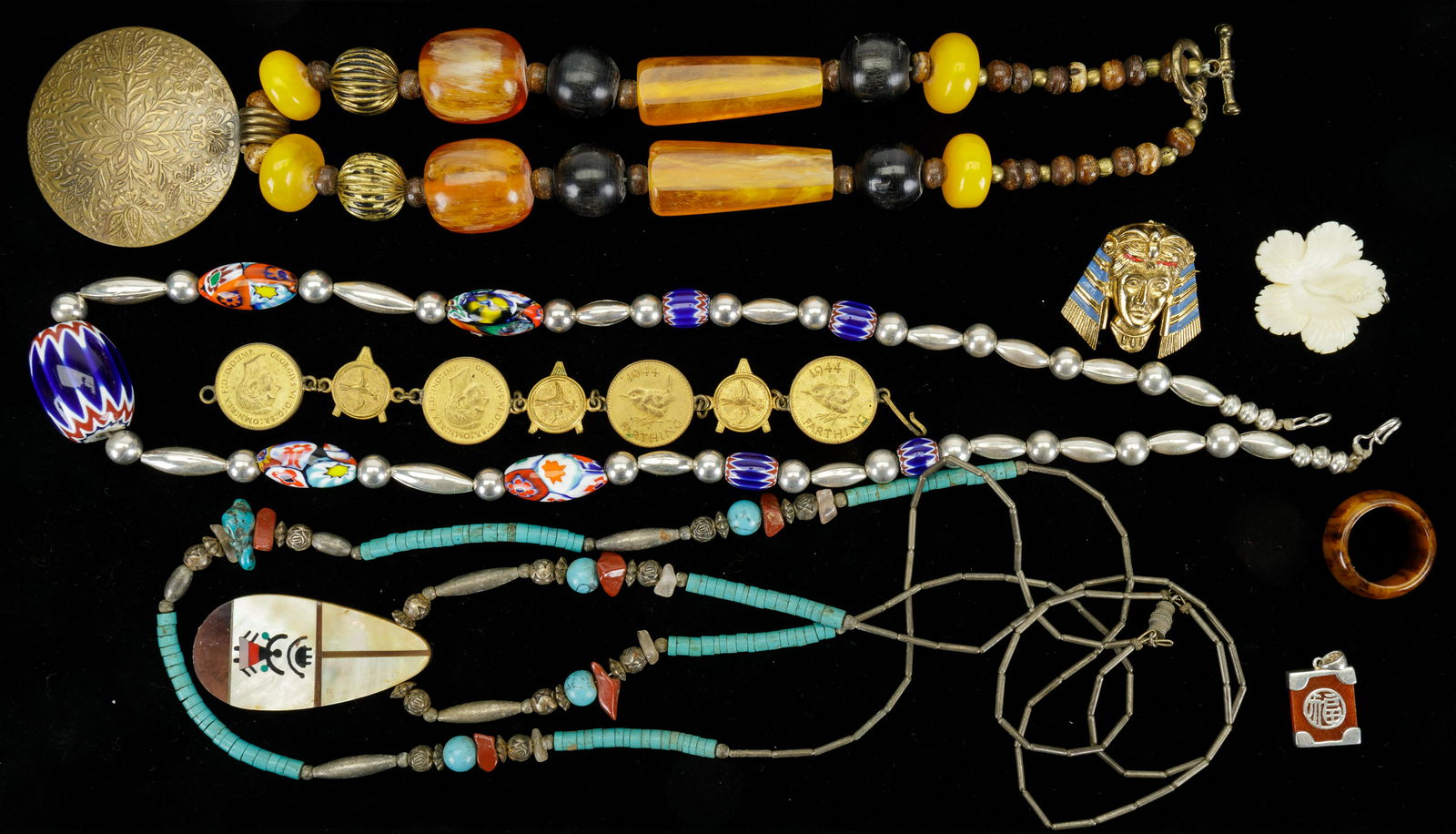 Amber, Jade, Zuni Style & Other Jewelry (1 of 4)