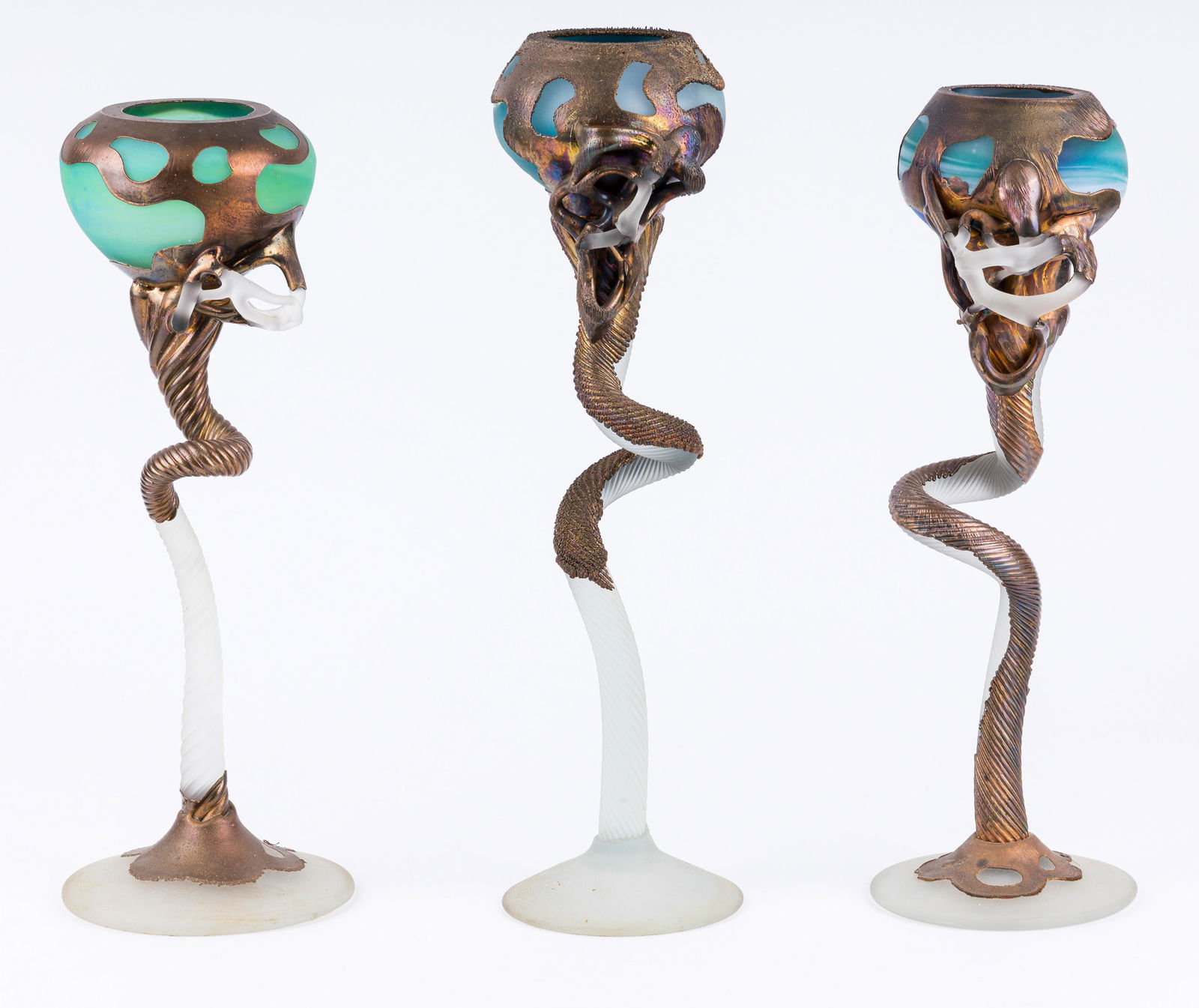 Brutalism MCM Style Candle Stands (1 of 9)