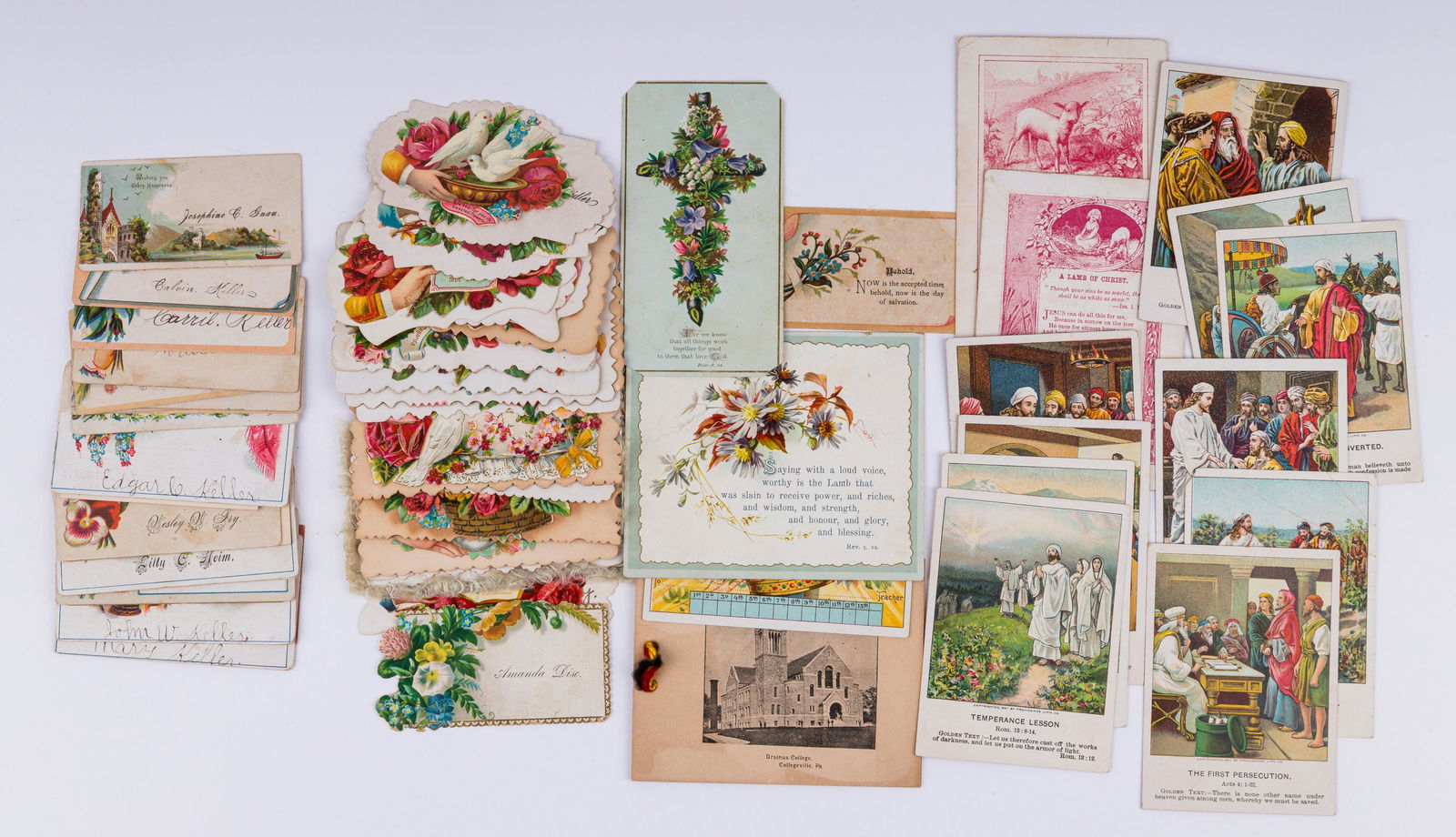 Victorian Calling Cards & Religious Cards (1 of 11)