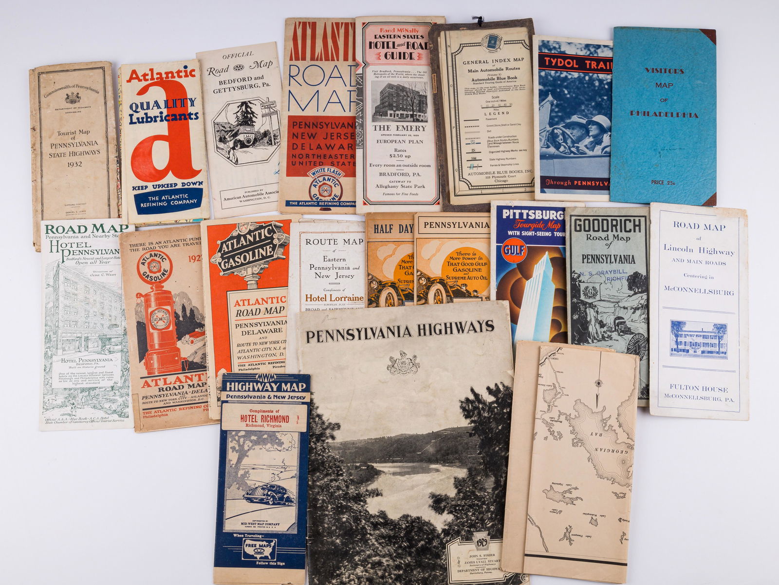 Antique Lincoln Hwy Road Maps and Ephemera (1 of 4)