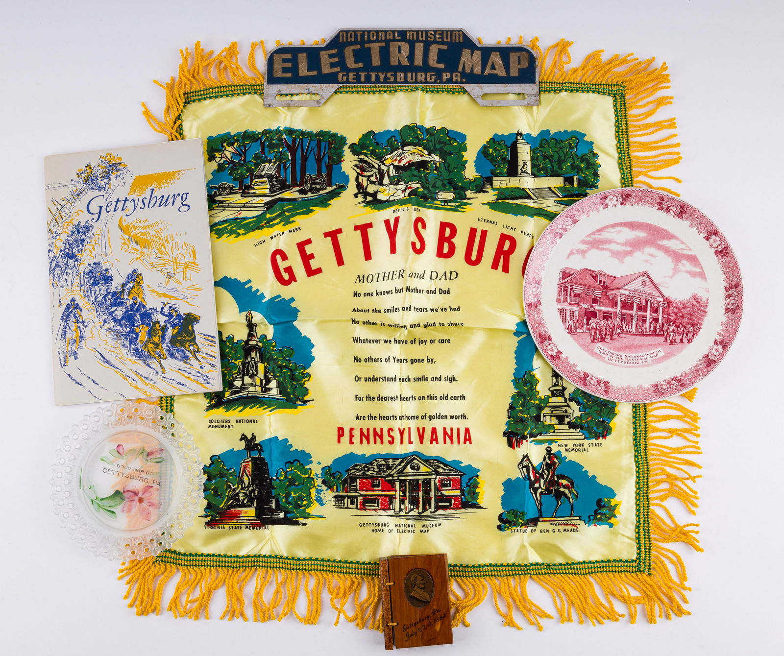 Vintage Gettysburg Lincoln Hwy Collectibles (1 of 3)