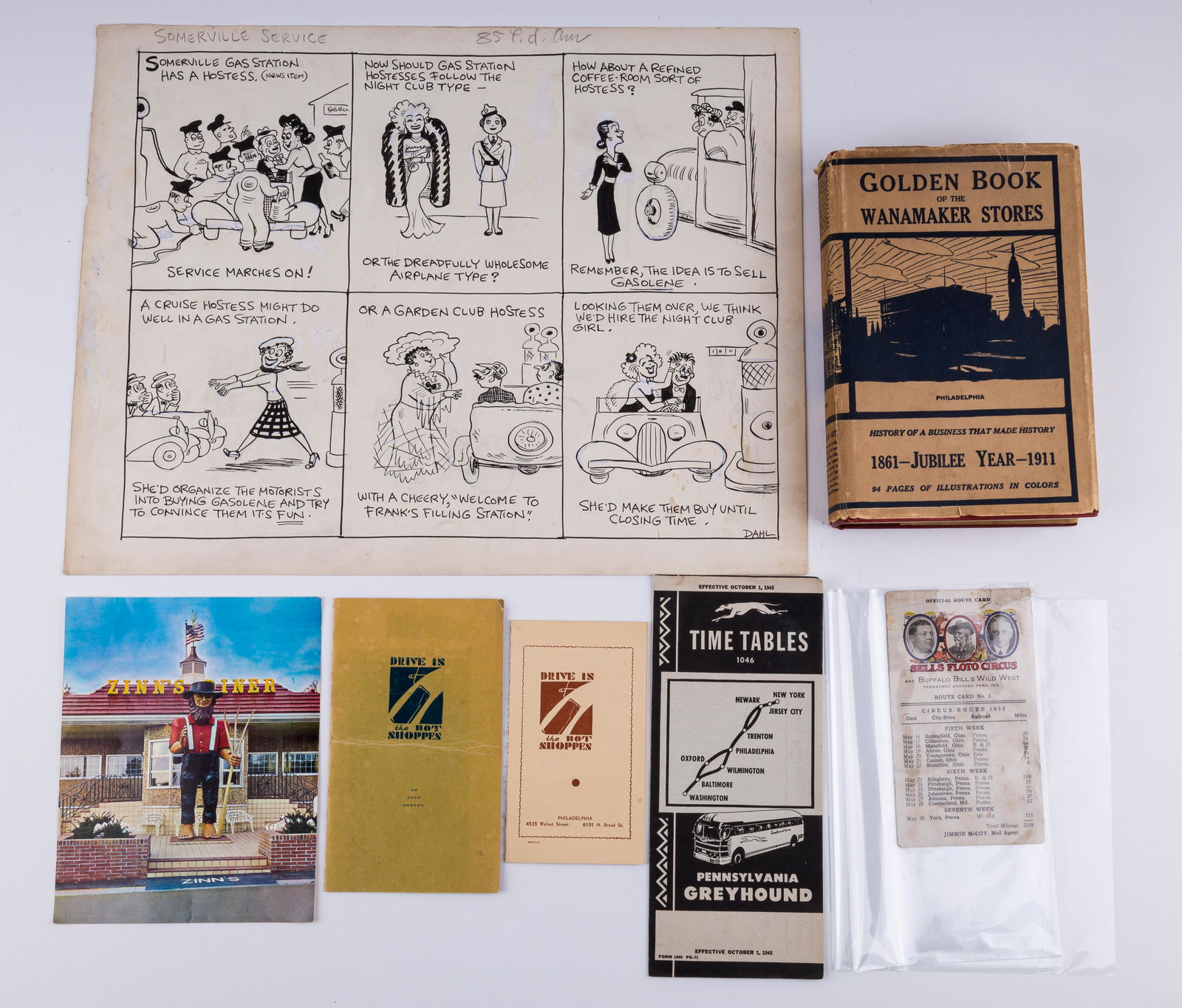 Lincoln Hwy Book and Ephemera (1 of 5)