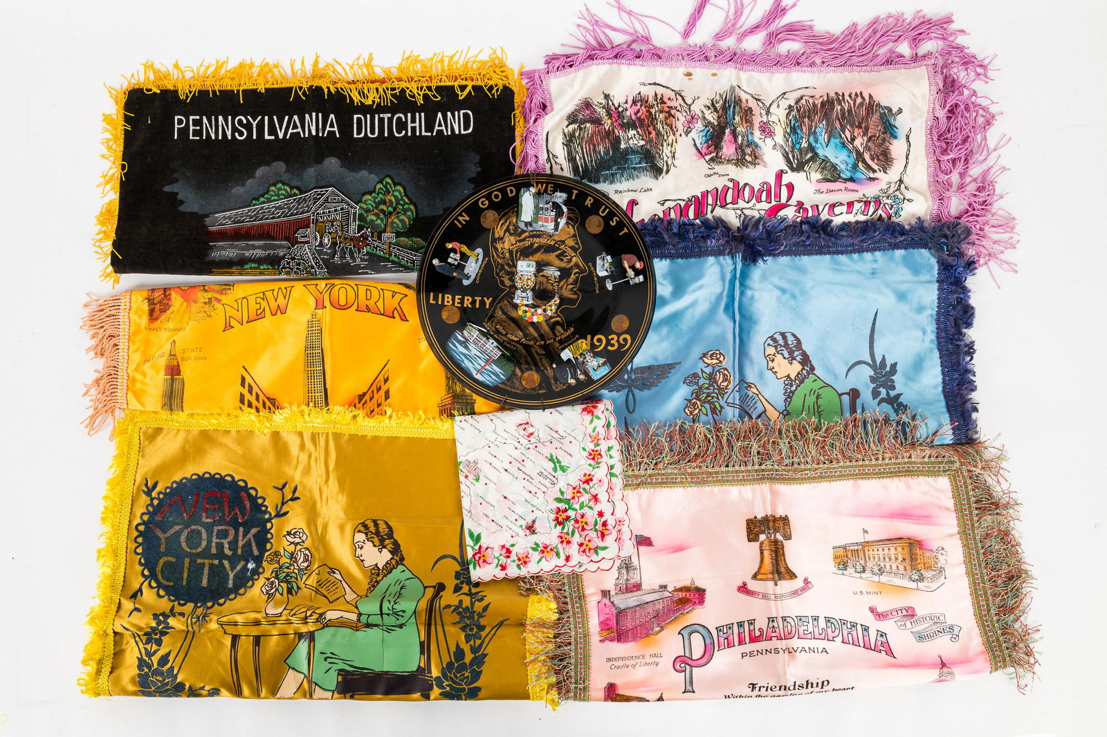 Lincoln Hwy and Related Silk Pillow Covers (1 of 6)