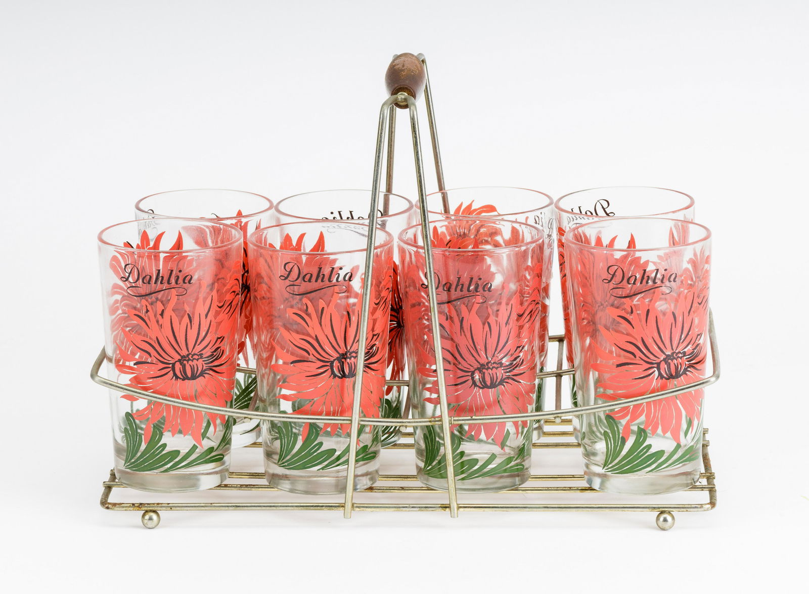 Boscul Mid-Century PB Glasses- Dahlia Set of (8) (1 of 4)