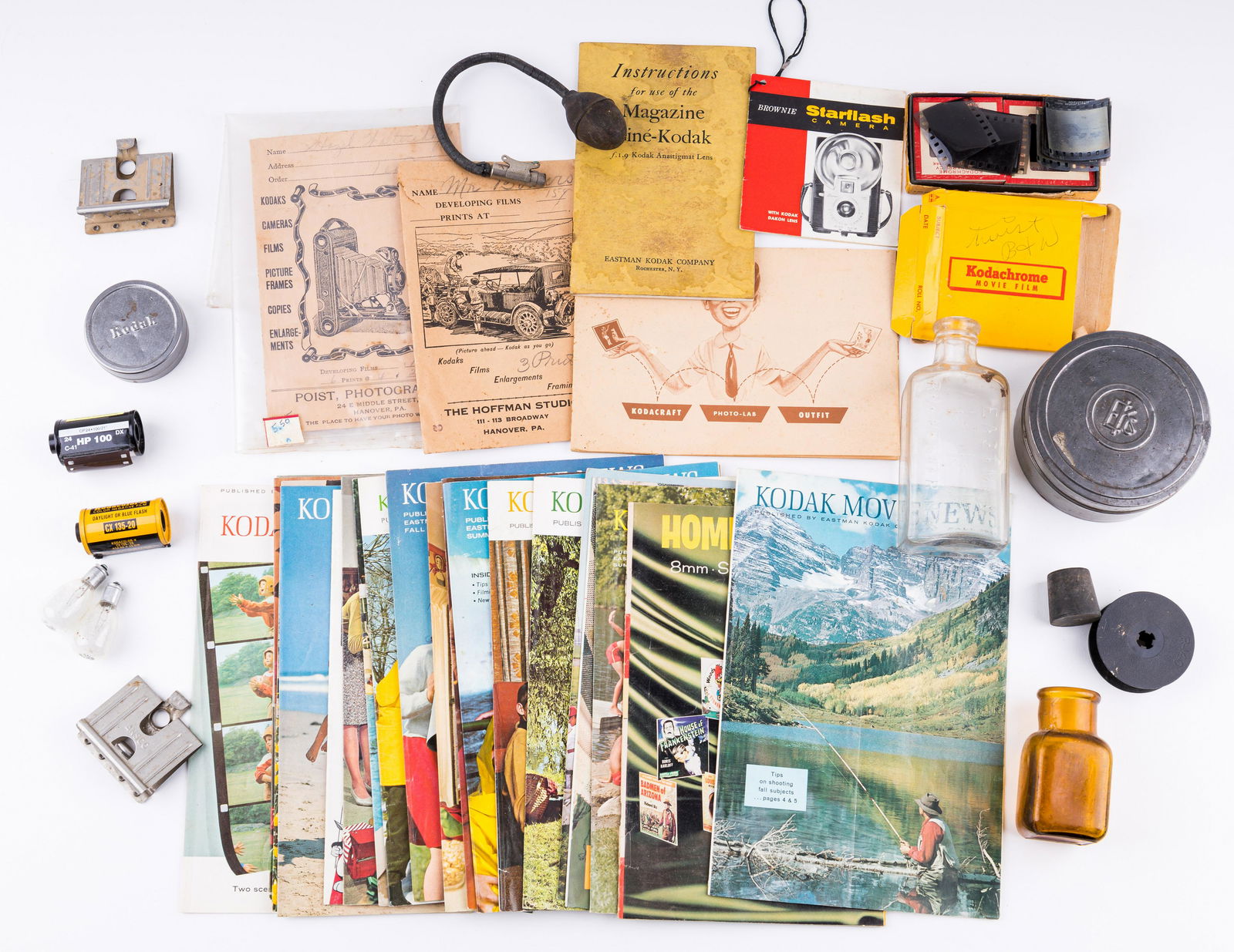 Vintage Photography Film, Manuals, Canisters (1 of 6)