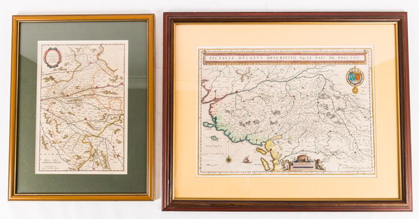 Framed Historical Maps (3)