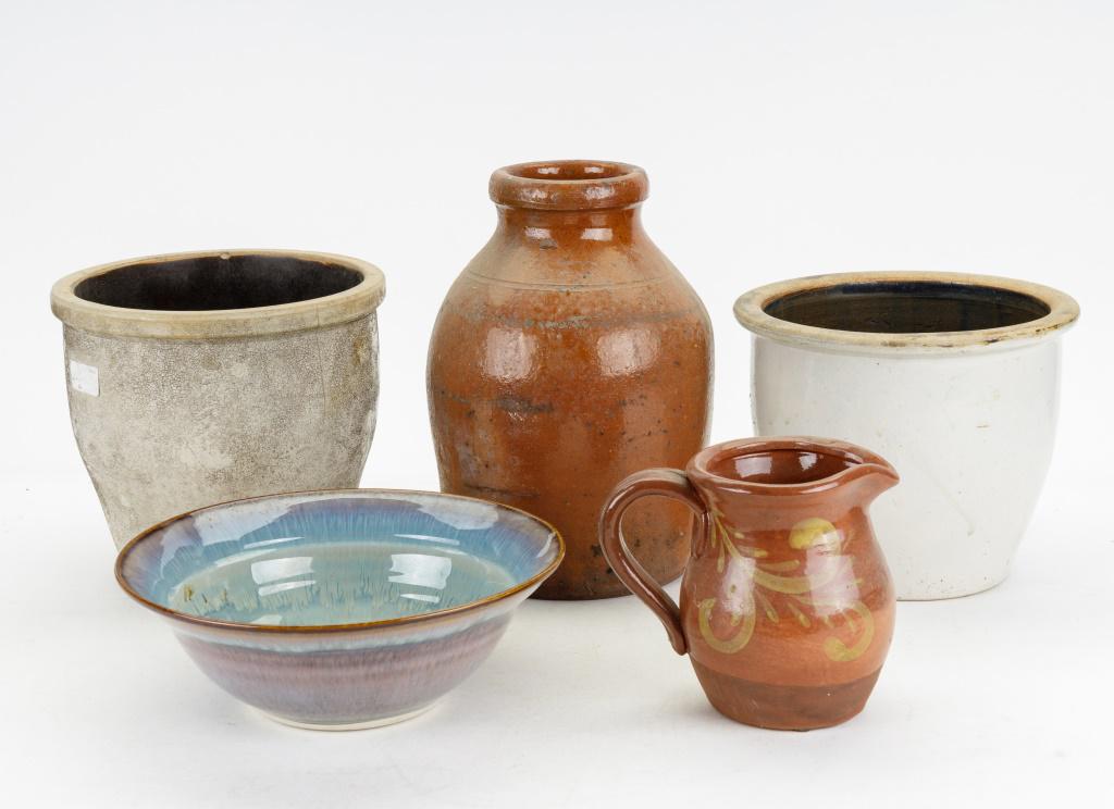 Redware, Stoneware, Pottery (1 of 3)