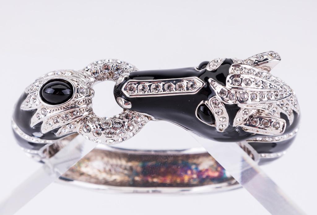 Crystal Zebra Designer Bracelet (1 of 7)