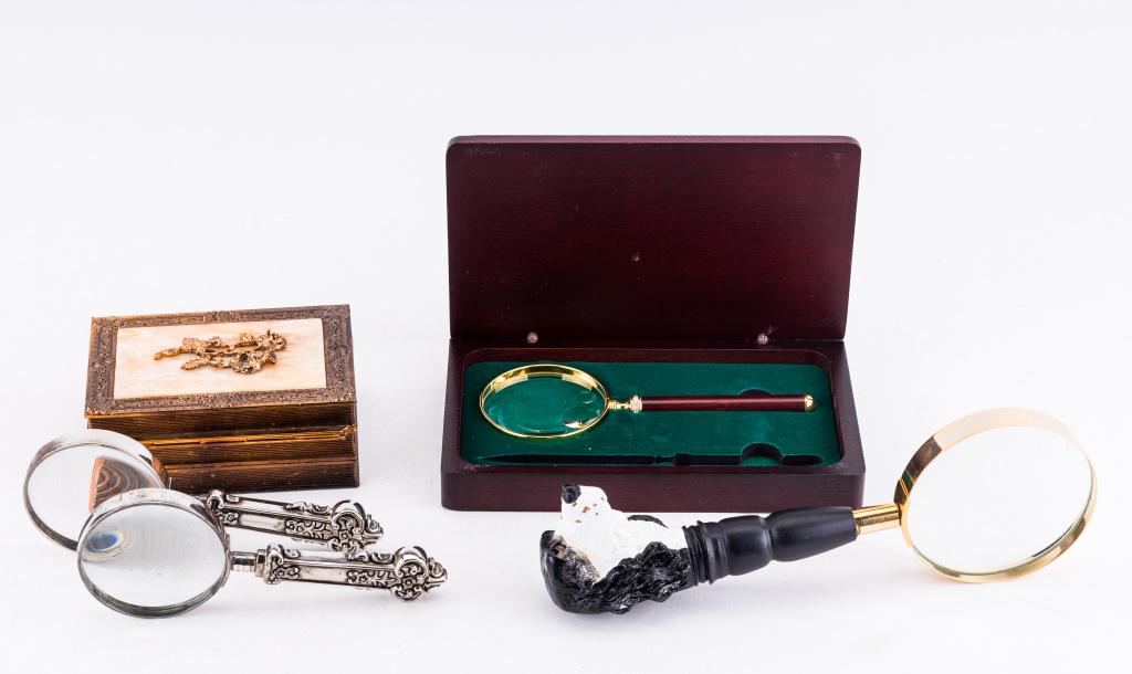 Magnifying Glasses & Trinket Box (1 of 6)