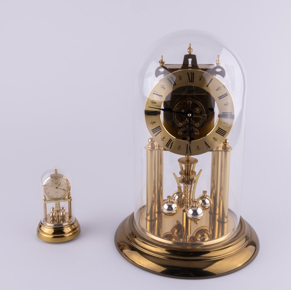 Two Glass Dome Clocks (S. Haller-Elgin, Schats) (1 of 8)