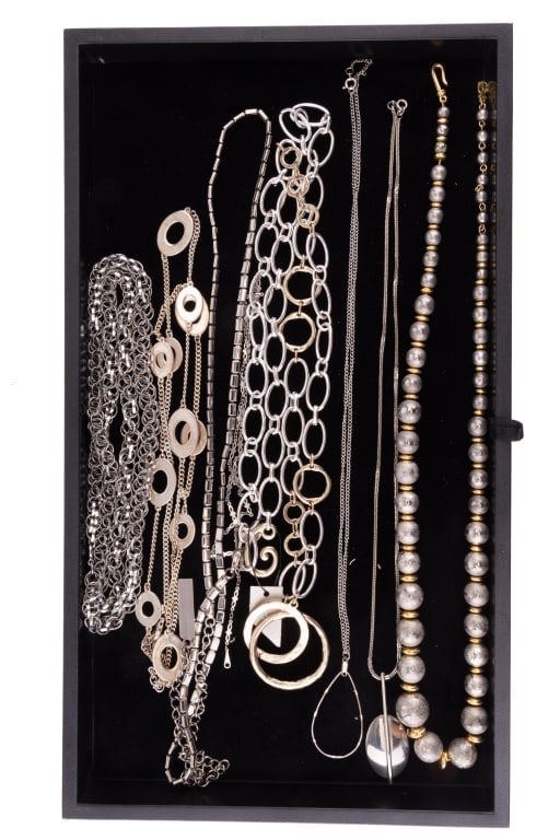 Perry Ellis, Chico's & Other Silver Tone Necklaces (1 of 4)