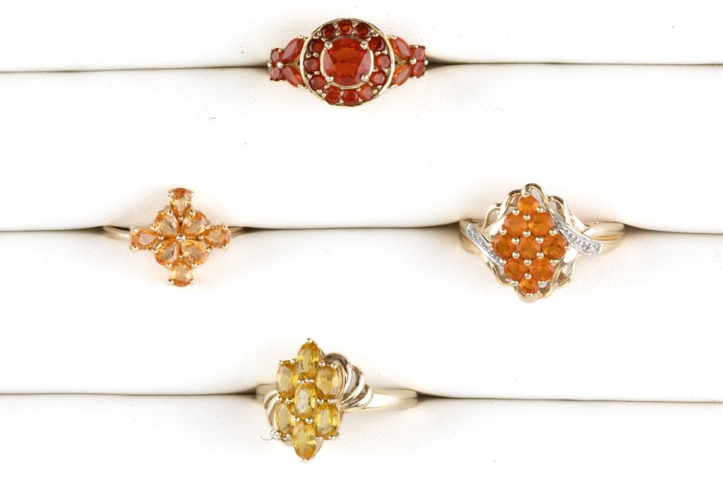 14K & 10K Gold & Semi Precious Rings (1 of 6)