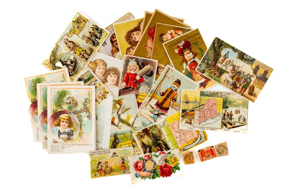 Victorian Trade Cards & Postage Stamps Auction