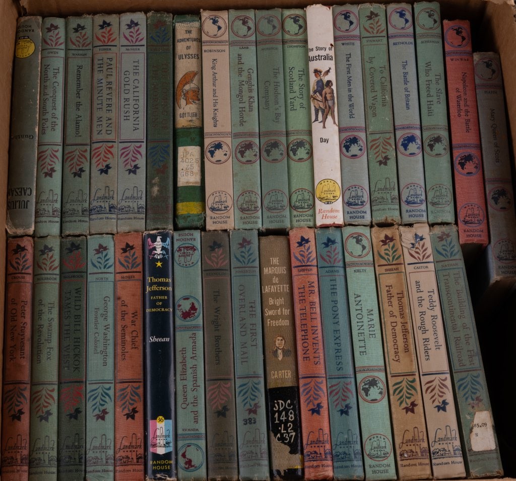 Landmark Book Collection & John Marin Prints (1 of 4)