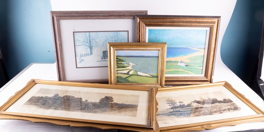 Paintings, Etchings & Lithograph (1 of 7)