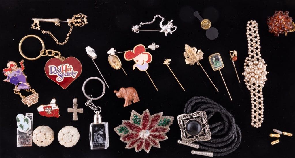 Stick Pins, Key Rings, Bolo, Jade Beads & More (1 of 5)