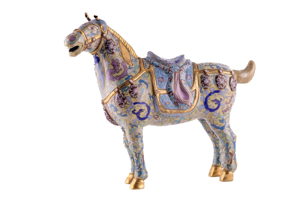 Chinese Cloisonne Horse (1 of 3)