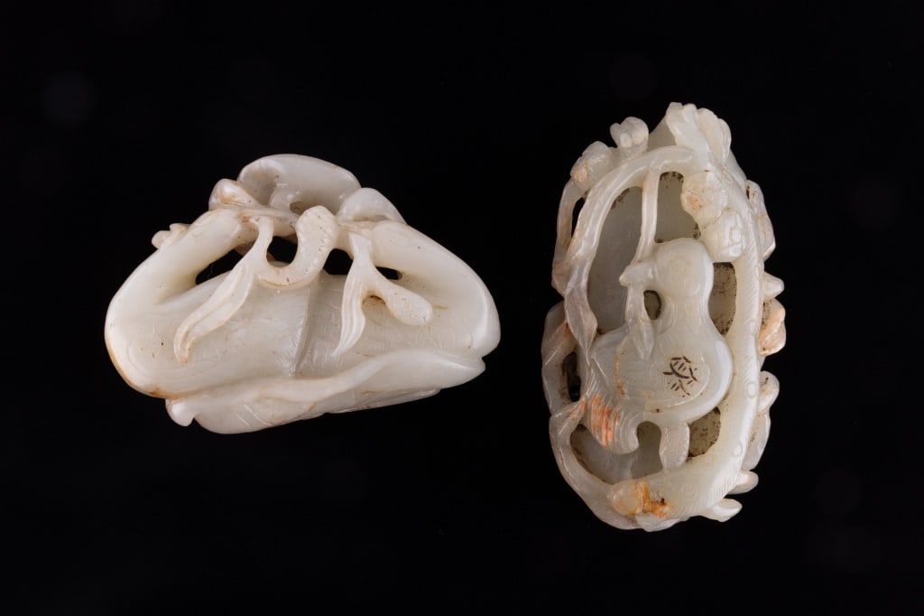 Chinese Carved Jade Pendants / Brooches (2) (1 of 6)