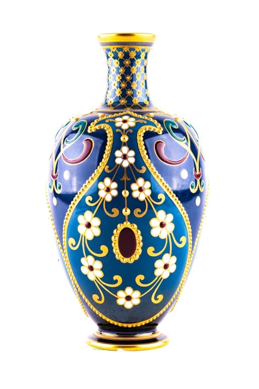 KPM Blue and Gold Vase (1 of 4)