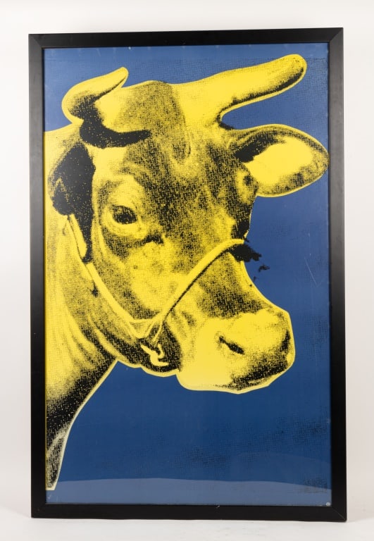 Print After Andy Warhol's 1966 "Cow Yellow" (1 of 6)