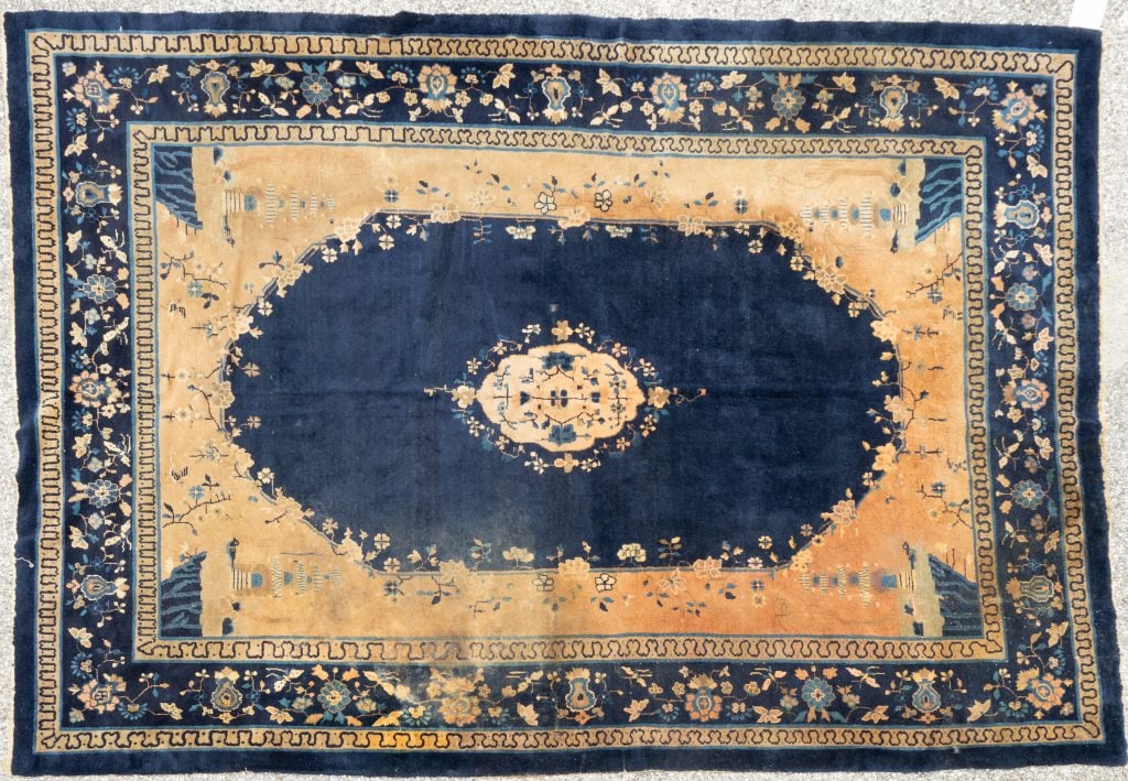 Chinese Blue Rug (1 of 7)
