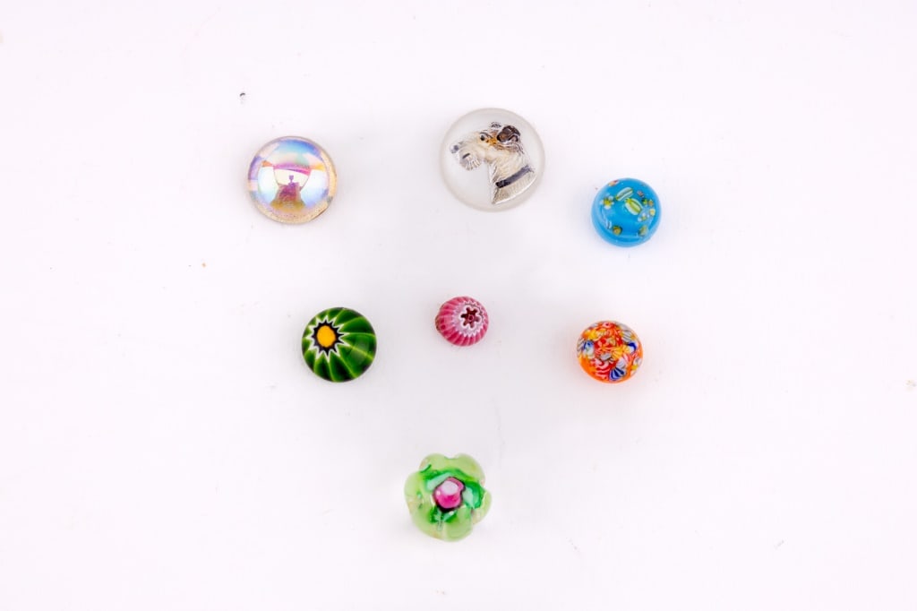 Glass Paperweights (7) Dollhouse Miniatures (1 of 3)