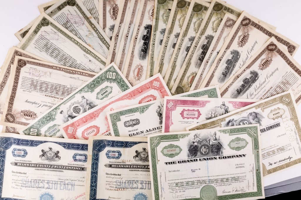 B&O Railroad & More Stock Certificates (1 of 6)