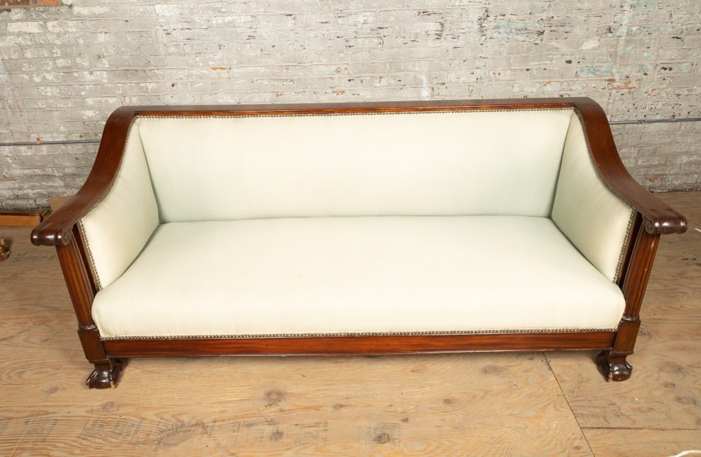 19th C Classical Mahogany Sofa (1 of 6)