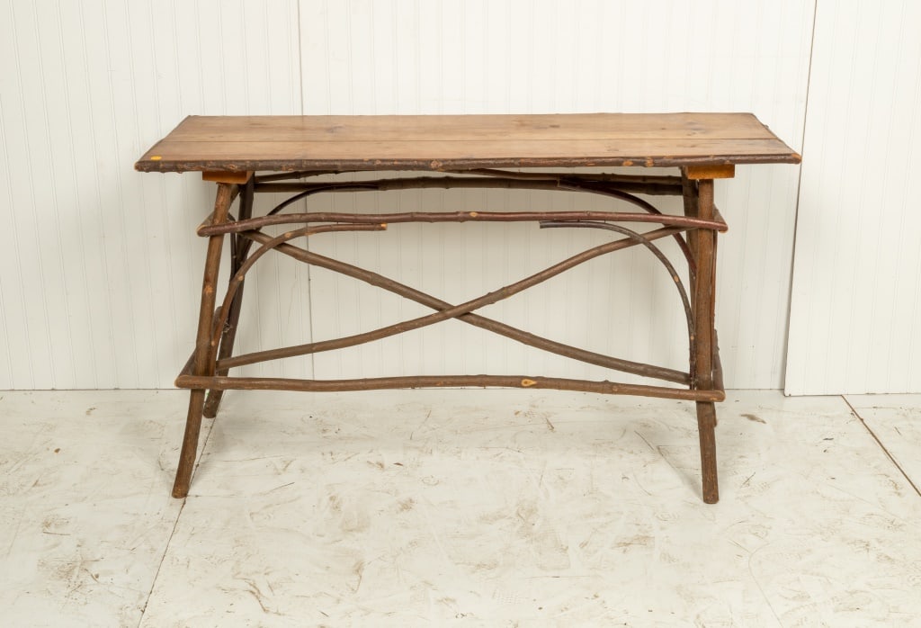 Adirondack Style Table with Twig Construction (1 of 5)