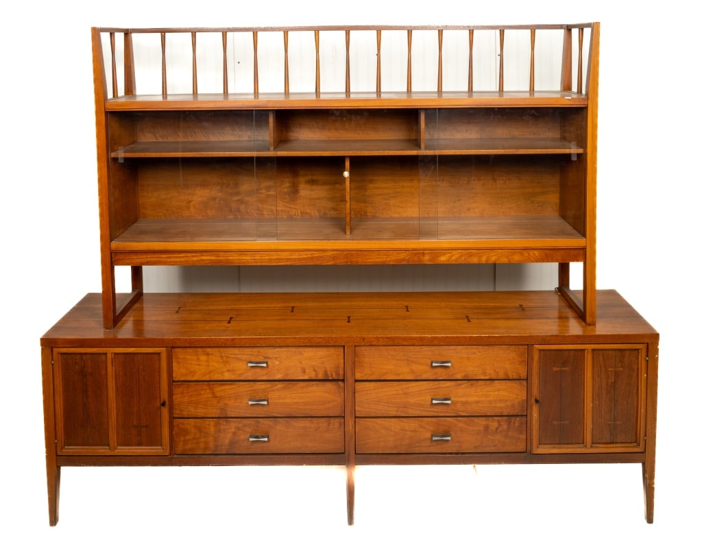 MCM Teak Console and Book Shelf / Cabinet (1 of 10)