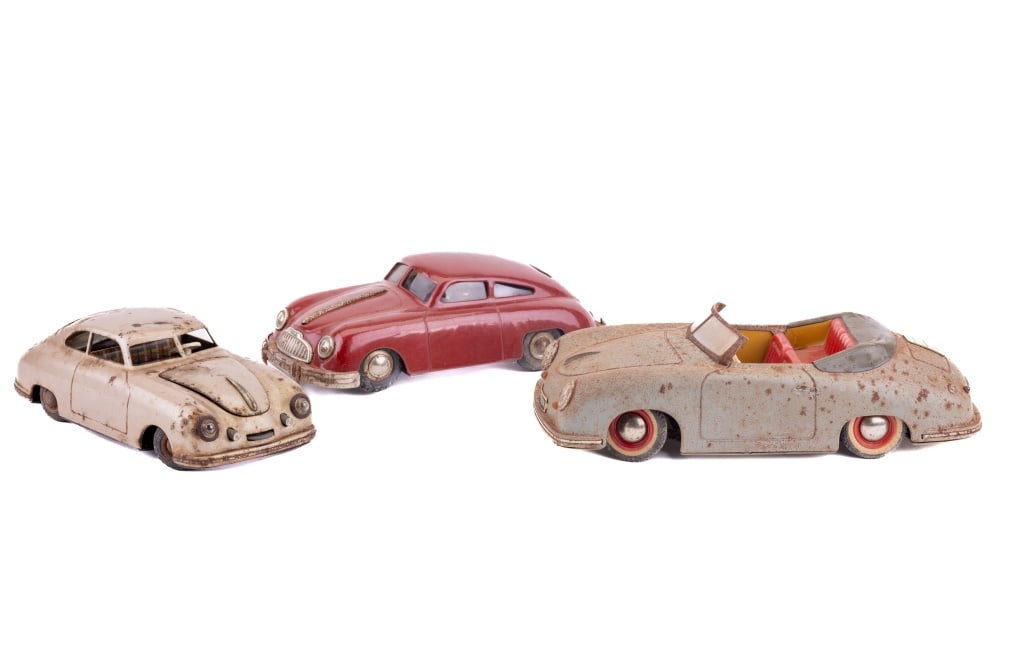 Tin Litho Porsche Model Cars (3) (1 of 7)