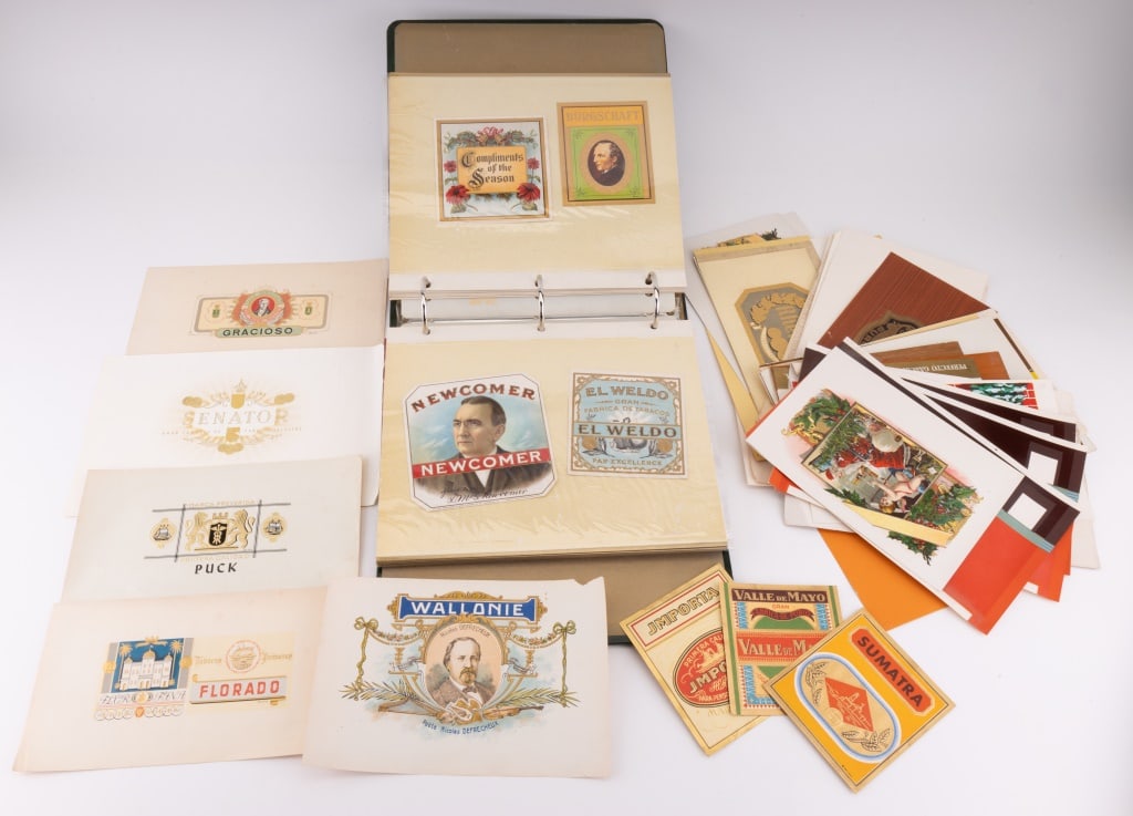 100+ Vintage Cigar Box Tobacciana Labels (1 of 6)