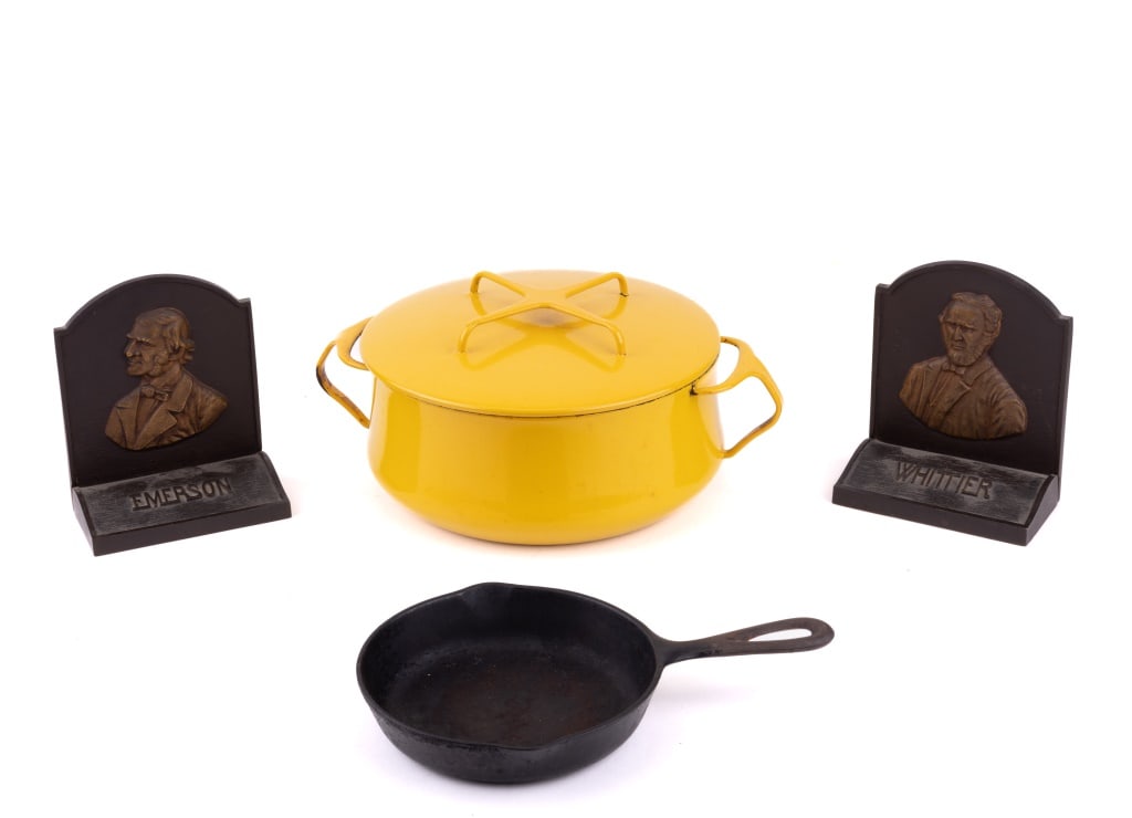 Vintage Dansk Casserole, #3 Skillet, Book Ends (1 of 8)